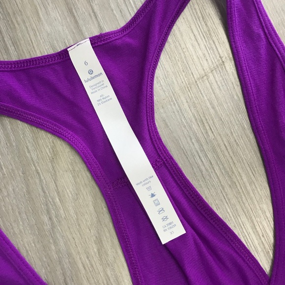 Lululemon Tank Top Workout Shirt Racerback NWT - Picture 3 of 5